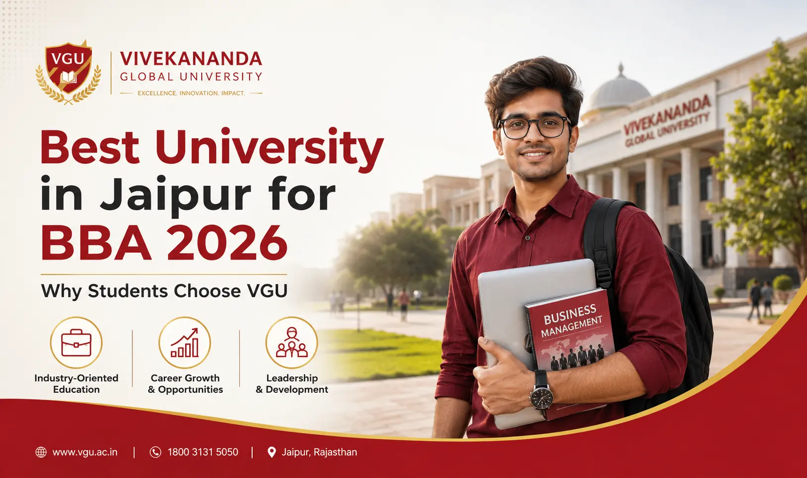 Top Private University in Jaipur for BBA Courses | VGU